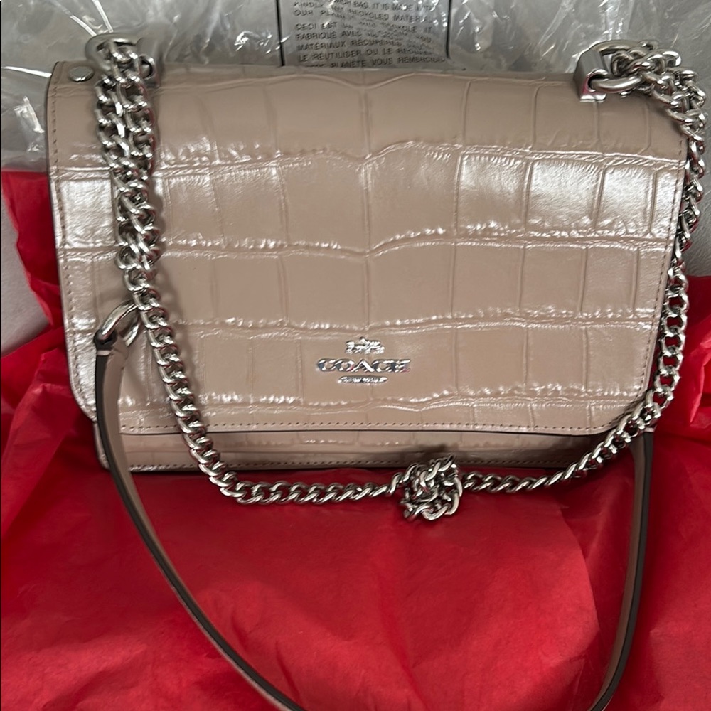 Coach Croc Klare SV/Stone Ctossbody